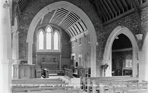 Pews: Interior of St. Ethelburga Church