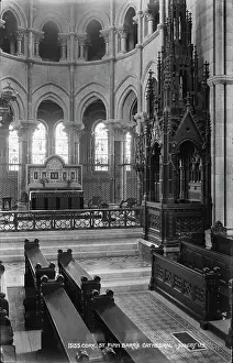 Pews: Interior of St. Finn Barr's Cathedral