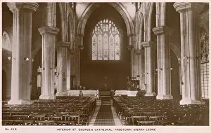 Freetown: Interior of St George's Cathedral, Freetown, Sierra Leone