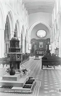 Cripplegate: Interior of St. Giles Cripplegate Church