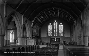Pews: Interior of St. John's Church