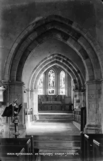 Rottingdean: Interior of St. Margaret's Church