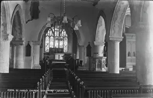 Pews: Interior of St. Mary's Church