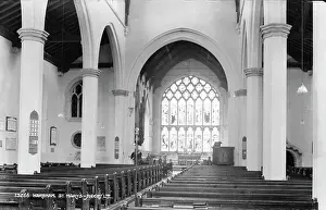 Pews: Interior of St. Mary's Church