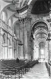 Focusing: Interior of St. Paul's Cathedral, North Aisle