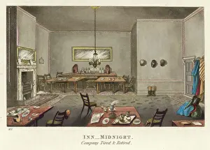 Messy: Empty Interior of a Stagecoach Inn