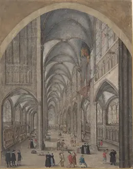 Heyden: Interior of Strasbourg Cathedral, ca. 1625?30