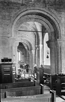 Pews: Interior of Studland Church