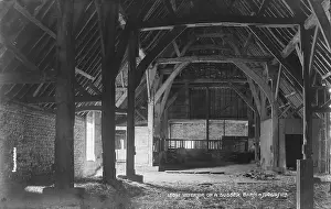 Barn: Interior of a Sussex Barn