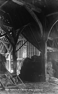 Barn: Interior of a Sussex Barn