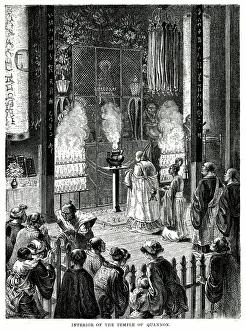 Incense: Interior of the Temple of Quannon (Kannon)