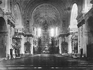 Theatinerkirche: Interior of the Theatinerkirche in Munich