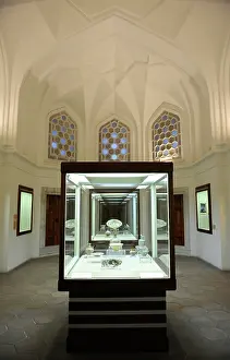 Showcase: Interior of Tiled Kiosk Museum. Archaeological Museum. Istan