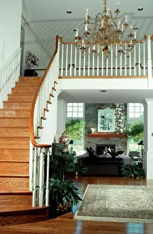 Bar007: Interior of traditional foyer and staircase