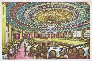 Berln: An interior view of the Cafs Am Zoo in Berlin, 1920s