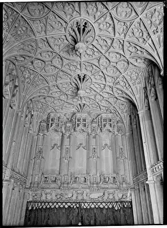Chantry: Interior view of the chapel of Abbot Ramryge