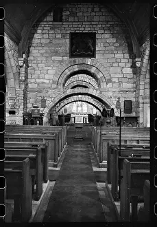 Segmental: Interior view of the church