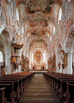 Secularized: Interior view of the church
