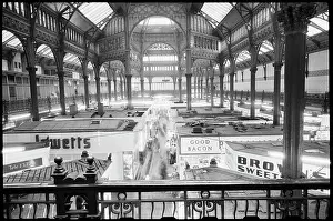 Clerestory: An interior view of City Markets, seen from a