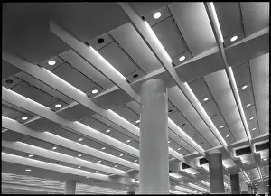 Harker: Interior view of the hall's foyer