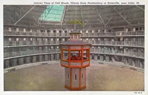 Jails: Interior view of the Illinois State Penitentiary