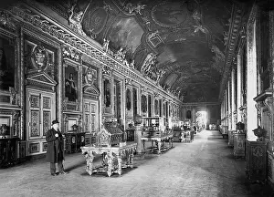 Shrines: Interior view of the Louvre, 1928