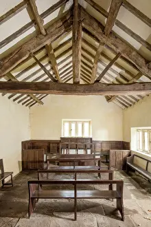 Alun: Interior view of the meeting house