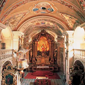 Schwaz: Interior view of the minster