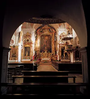 Eichstaett: Interior view of the minster