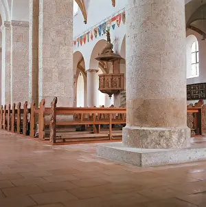 Kastl: Interior view of the monastery church Kastl, Upper Palatinat