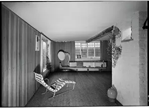 Boxed: Interior view of the music room in the converted mill