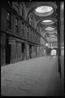 C1960s: Interior view of the Royal Arcade