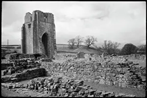 Presbytery: An interior view of Shap Abbey, showing the low