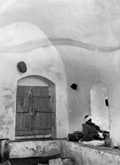 Bedouins: Interior View of a typical dwelling of a bedouin tribe
