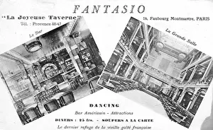 Fantasio: Interior views of Fantasio, a Bar Amercian and dancing, Mont