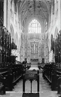 Stalls: Interior of Winchester Cathedral Choir