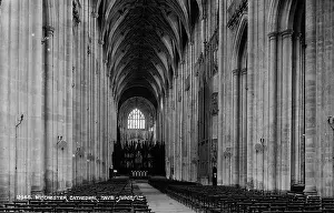 Ceilings: Interior of Winchester Cathedral Nave