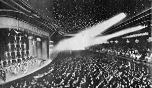 Wintergarten: The interior of the Wintergarten Theatre, Berlin, 1928
