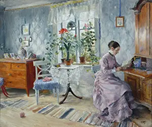 Drawers: An Interior with a Woman Reading