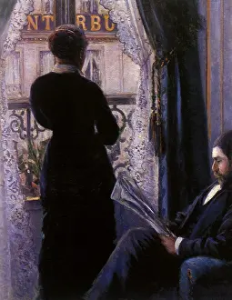 Caillebotte: Interior, Woman at the Window