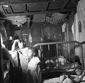Tierra: Interior of workers shack. Porta de Tierra, San Juan, Puerto