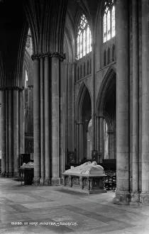 Tombs: Interior of York Minster