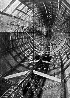 Zeppelins: The interior of zeppelin L 59