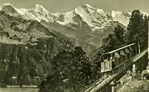 Interlaken: Interlaken and Harderbahn funicular, Bern, Switzerland