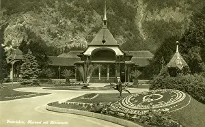 Interlaken: Interlaken, Kursaal and flower clock, Bern, Switzerland