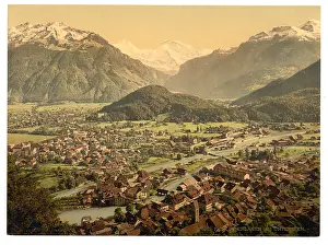 Interlaken: Interlaken and Unterseen, Bernese Oberland, Switzerland