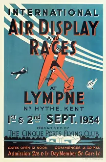 Ports: International Air Display and Races Poster