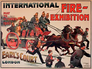 Smale: International Fire Exhibition advertising poster