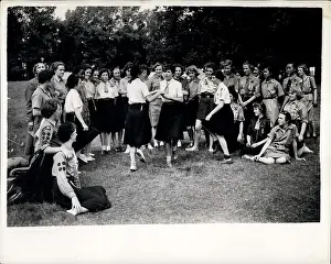 Francine: International Guides at a camp in Beaconsfield, UK