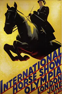 Showjumping: International horse show advert